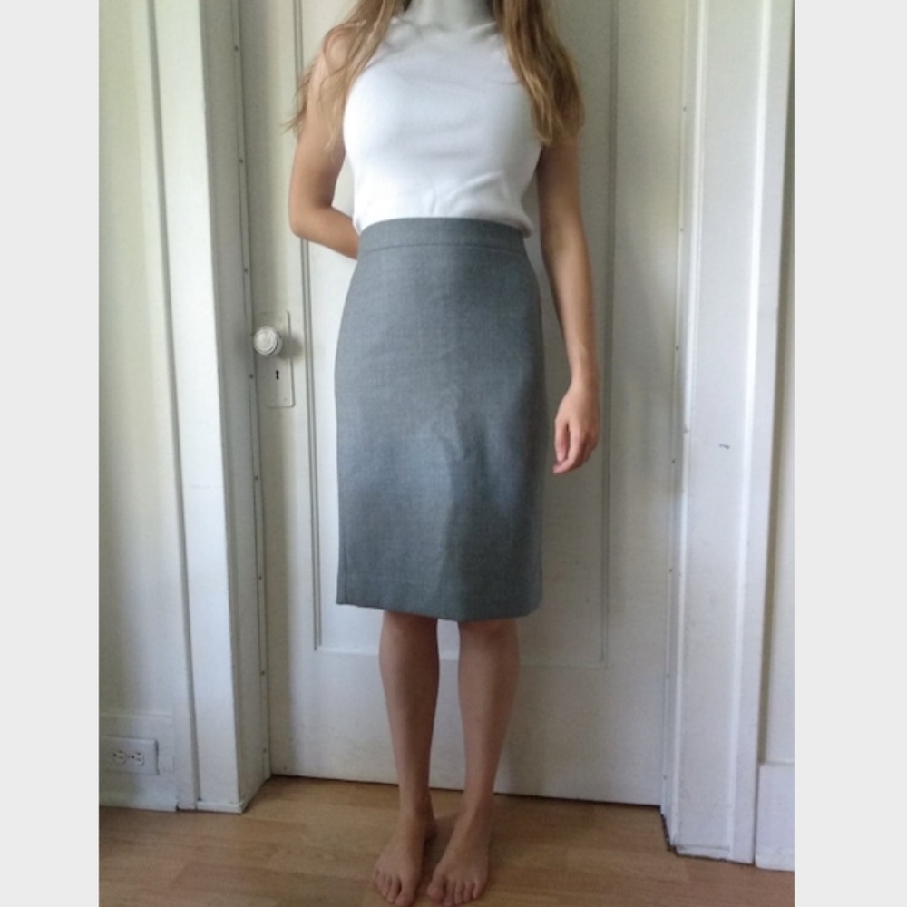 J.Crew No. 2 Pencil Skirt in Italian stretch wool